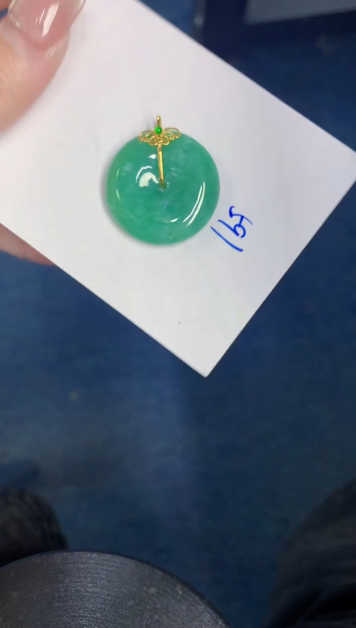 【闪购商品】翡翠颈饰18K金镶嵌000000000