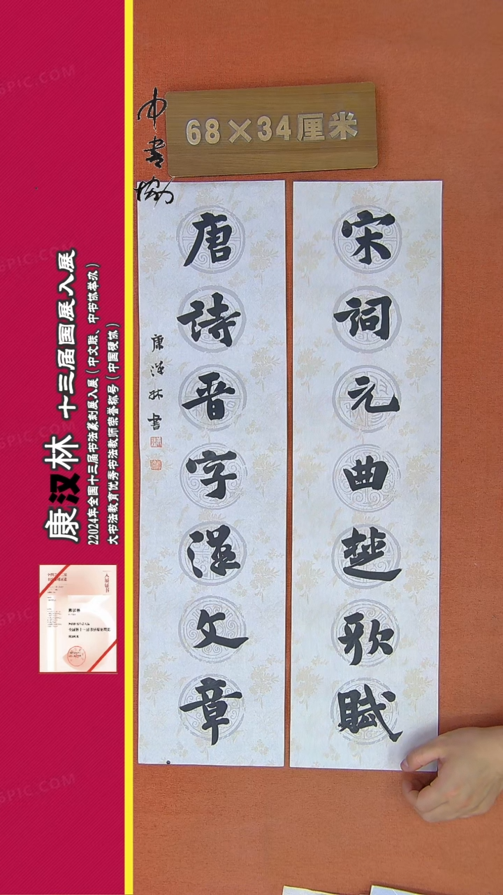 【闪购商品】书法62康汉林书法作品