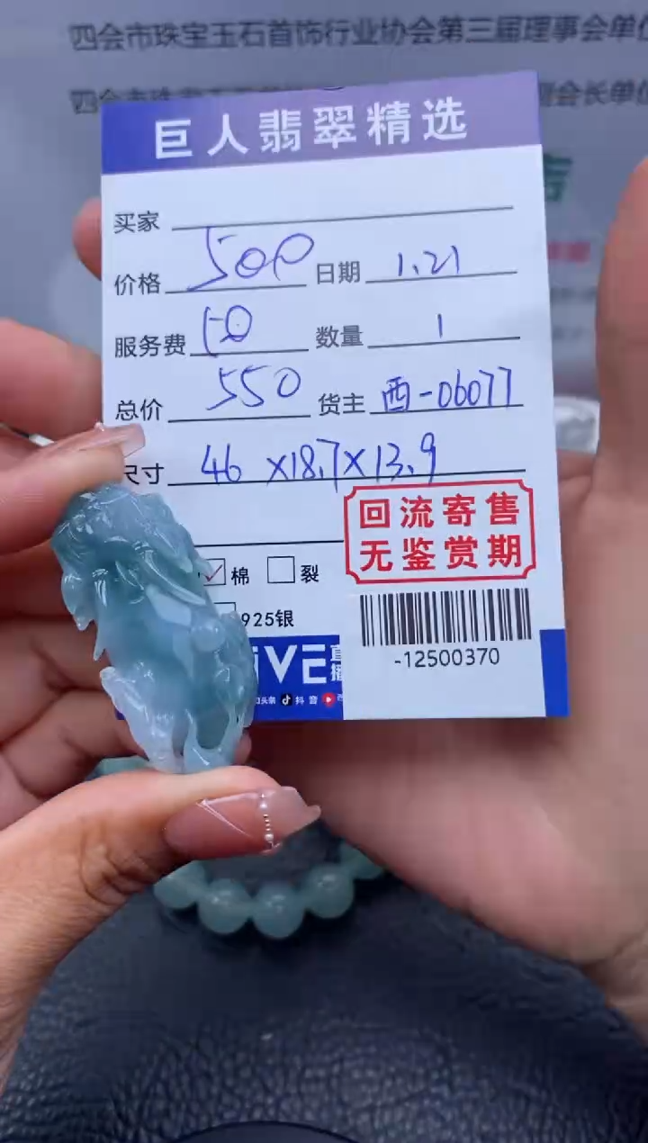 【闪购商品】翡翠颈饰未镶嵌-12500370