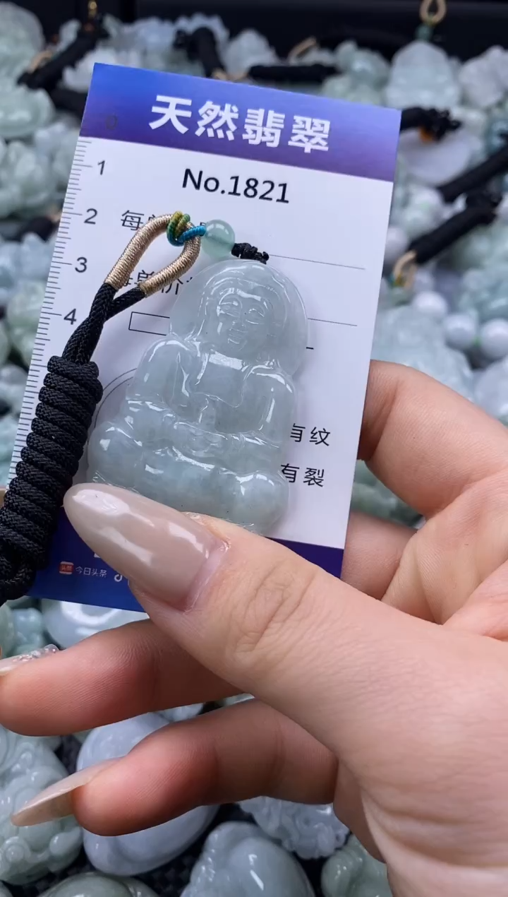 【闪购商品】翡翠颈饰未镶嵌缅甸A货翡翠1821
