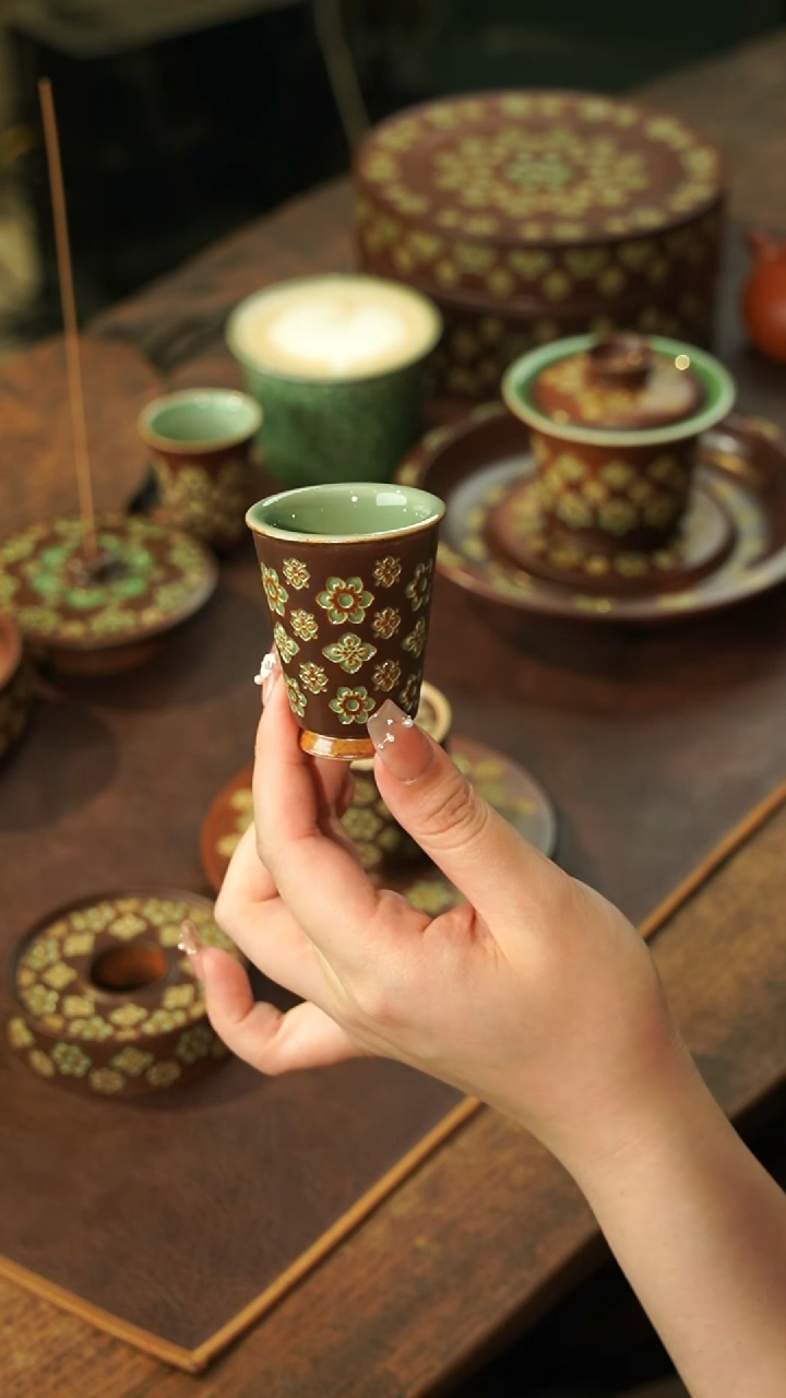 【闪购商品】瓷片李斌 宝相系列 小闻香杯