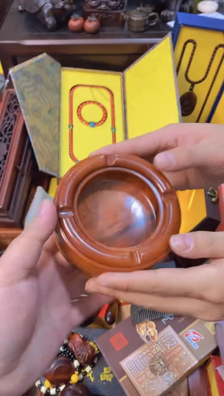 【闪购商品】木圆烟灰缸直播推荐直播推荐