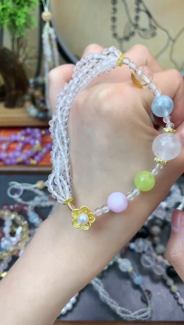 【闪购商品】水晶手链未镶嵌1430手串