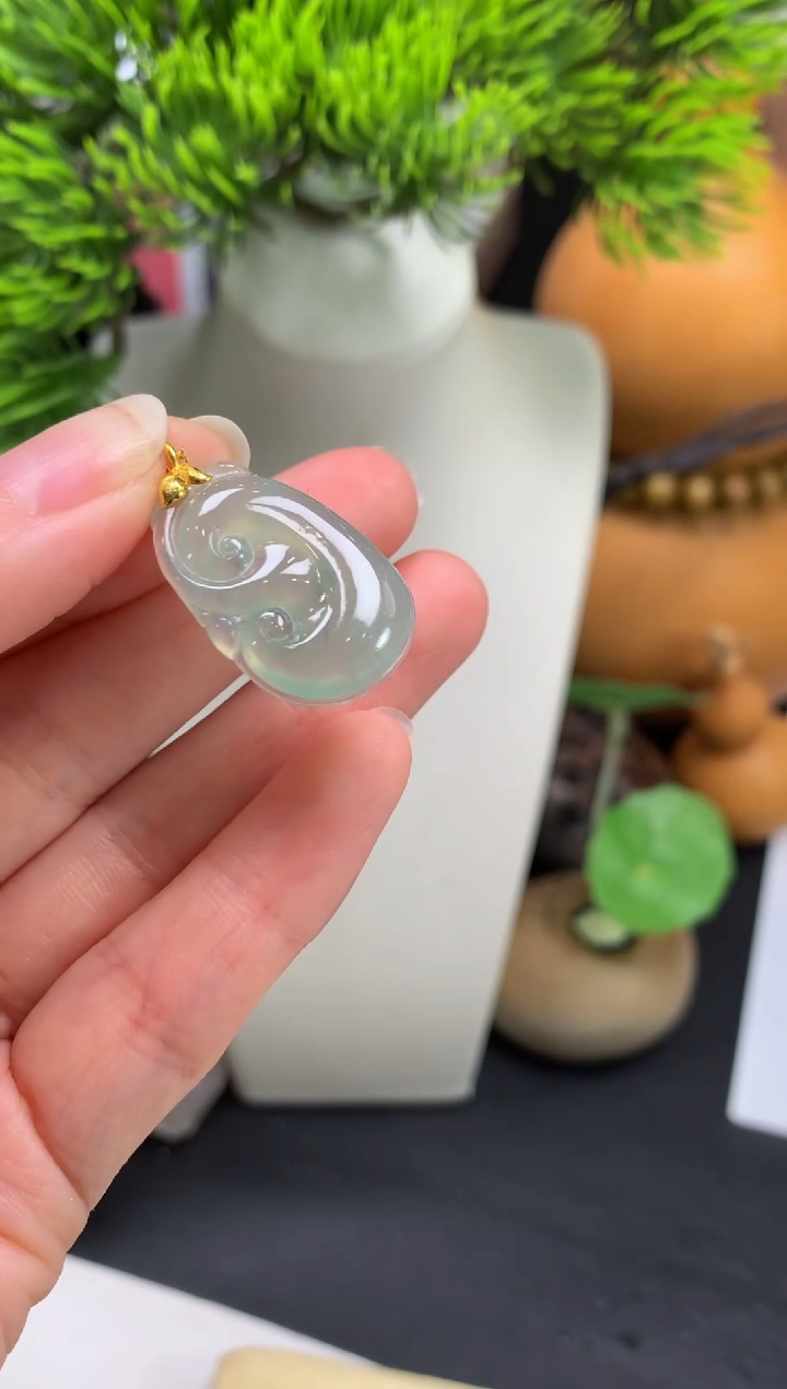 颈饰未镶嵌翡翠8*8---118606