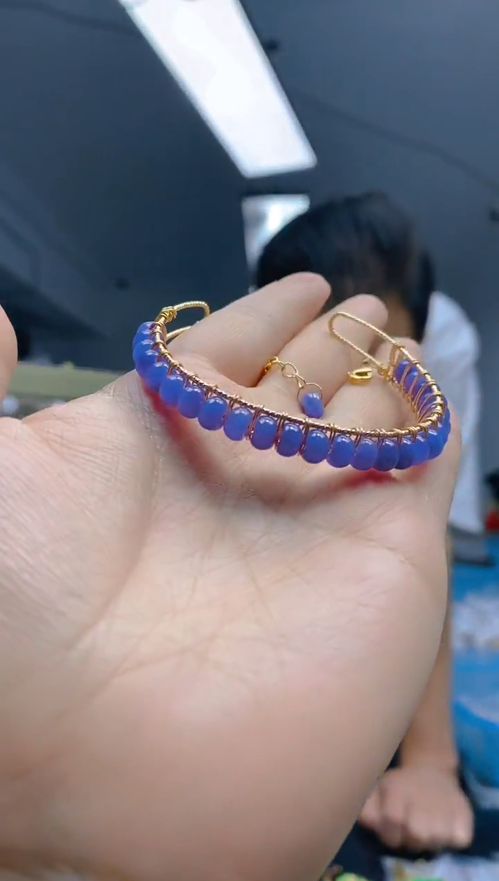 【闪购商品】翡翠耳饰合金0138翡翠手镯