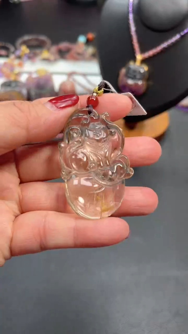 【闪购商品】水晶颈饰未镶嵌【百晶灵儿】天然水晶定制款