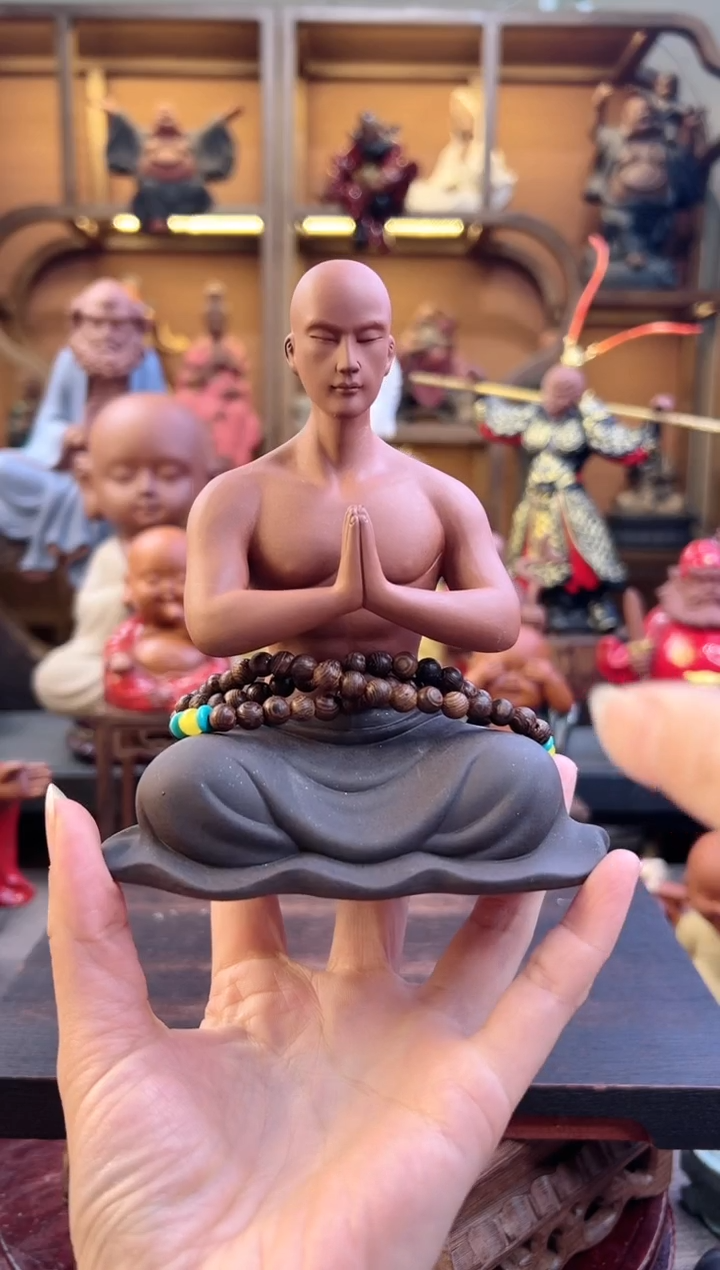 紫砂茶宠器闵紫砂茶宠摆件