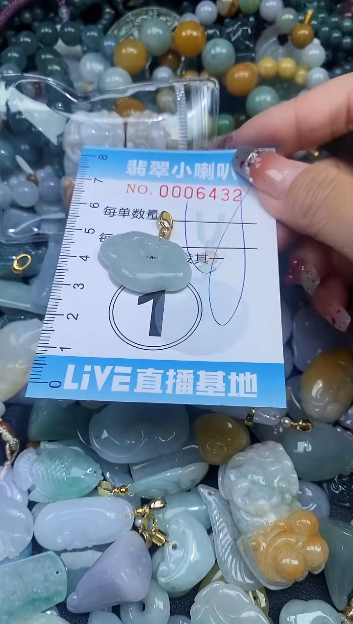 【闪购商品】翡翠颈饰未镶嵌闪购0006432多样性发其一