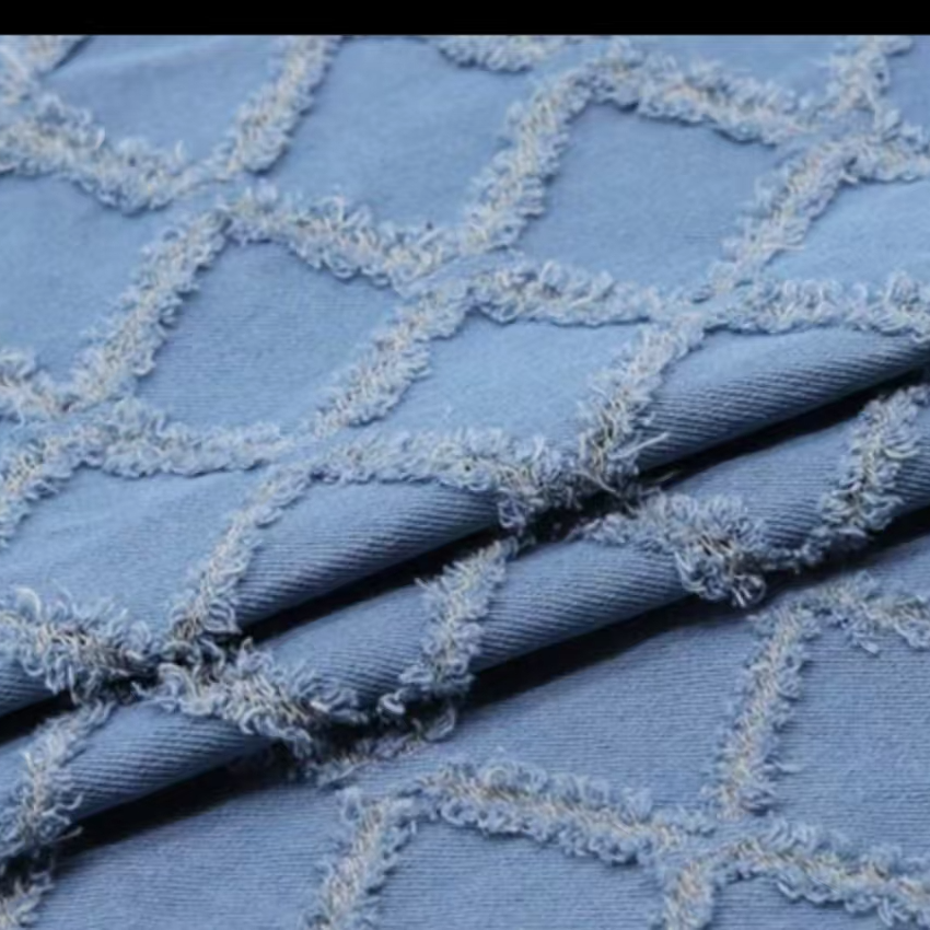 手工DIY提花布料中国风双面