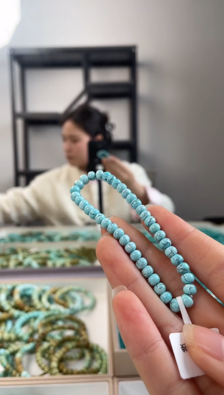 【闪购商品】绿松石珠宝奇石未镶嵌5+mm