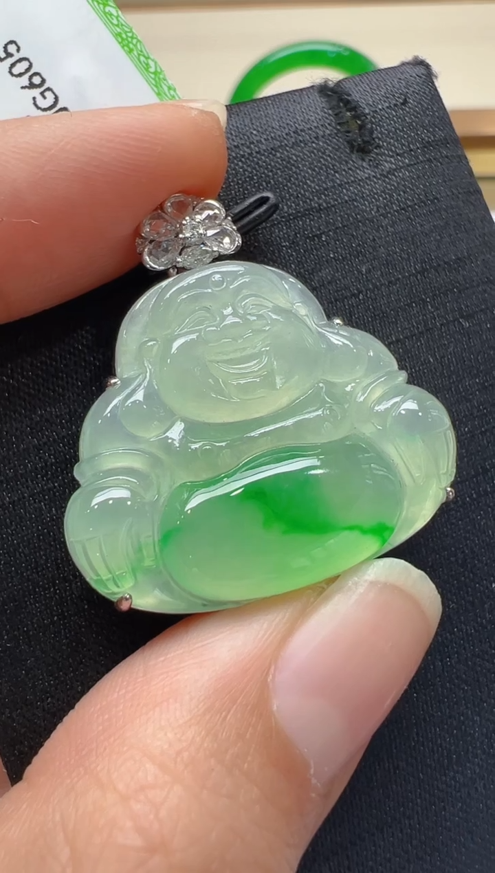 【闪购商品】翡翠吊坠(不含链)18K金镶嵌多样性团购发一件