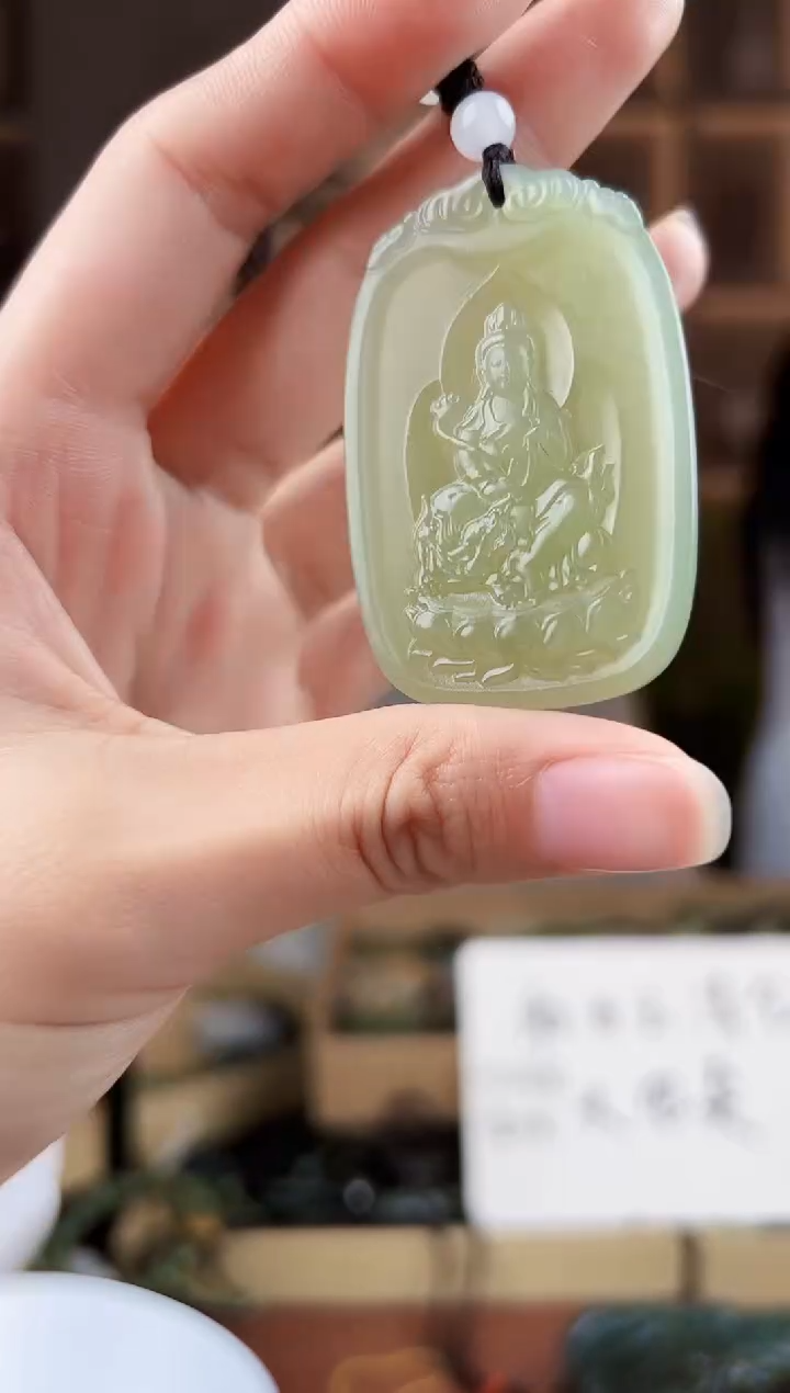 颈饰未镶嵌和田玉拍一发一，多样性发货