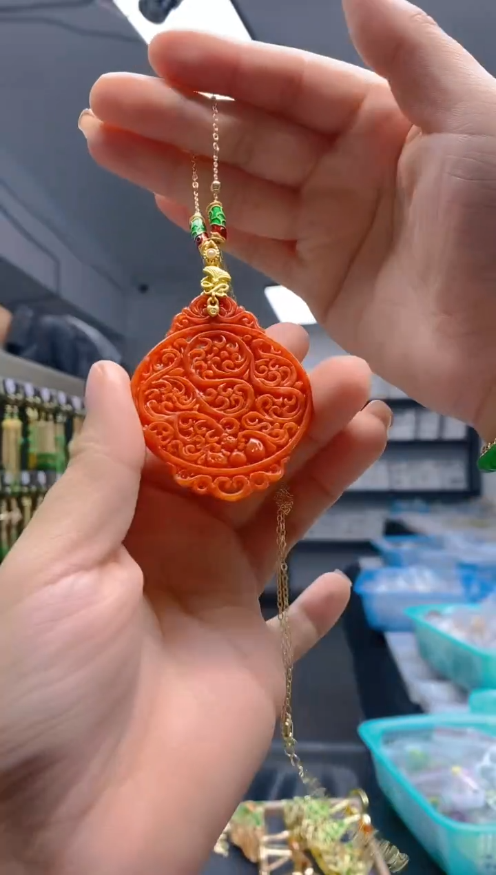 【闪购商品】翡翠耳饰合金0308翡翠锁骨链