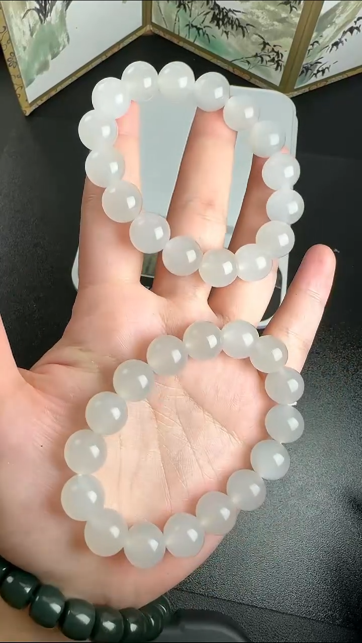 【闪购商品】和田玉手串未镶嵌WY0215105多样性发一