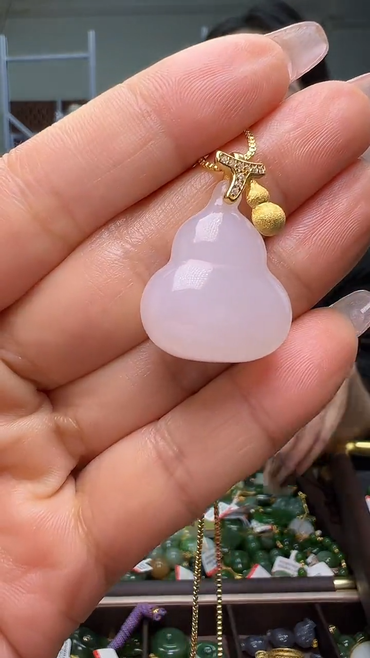 颈饰银S925镶嵌和田玉（多样性发货.发其一)12.24.05