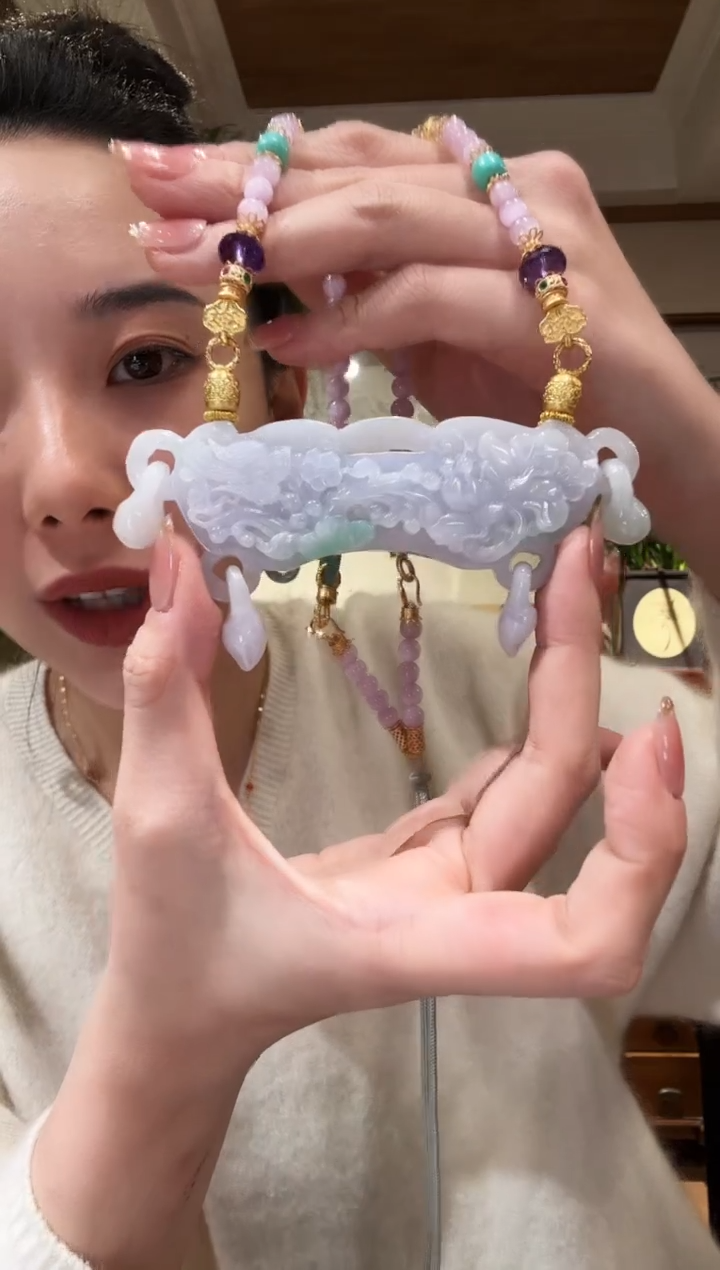 【闪购商品】翡翠颈饰未镶嵌国风