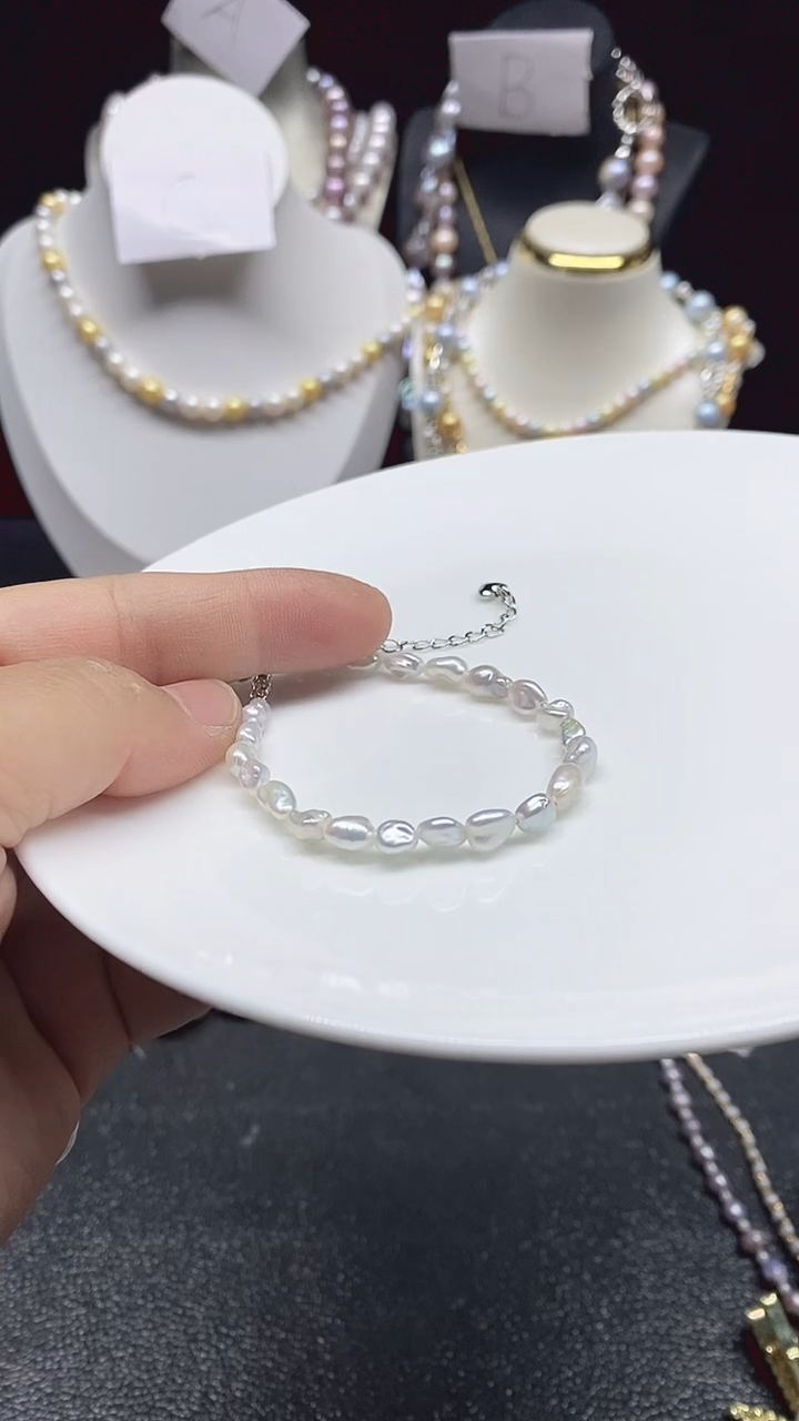 【闪购商品】淡水珍珠手串未镶嵌多人