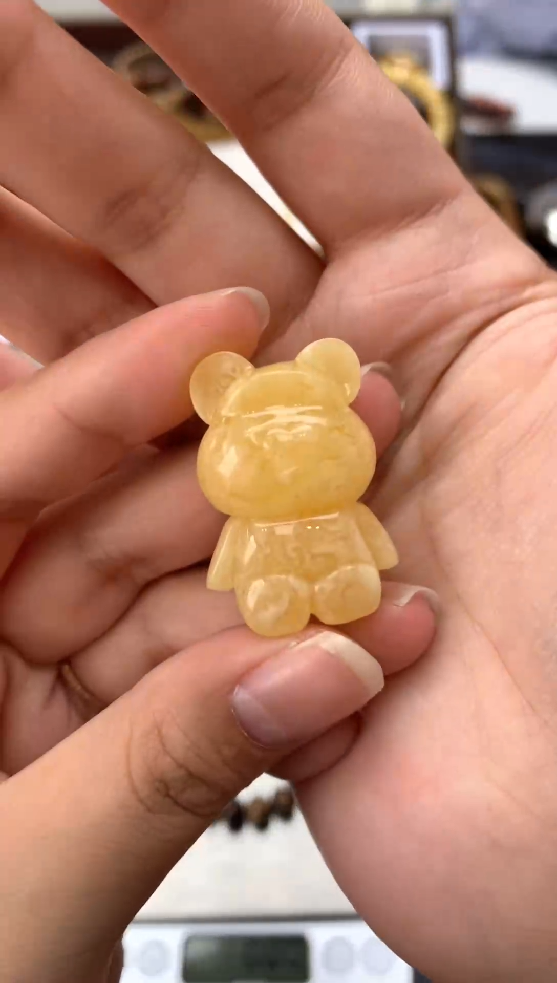 【闪购商品】琥珀珠宝奇石未镶嵌015琥珀蜜蜡 花粉小坑