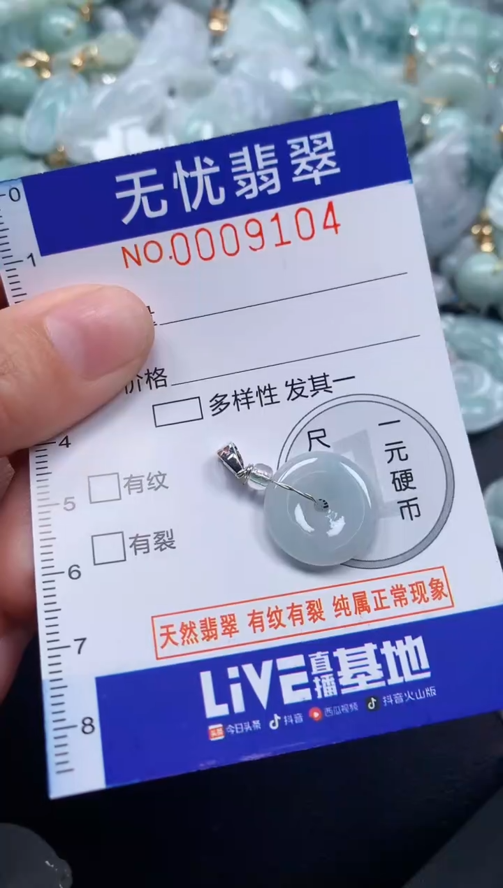 颈饰未镶嵌翡翠9104