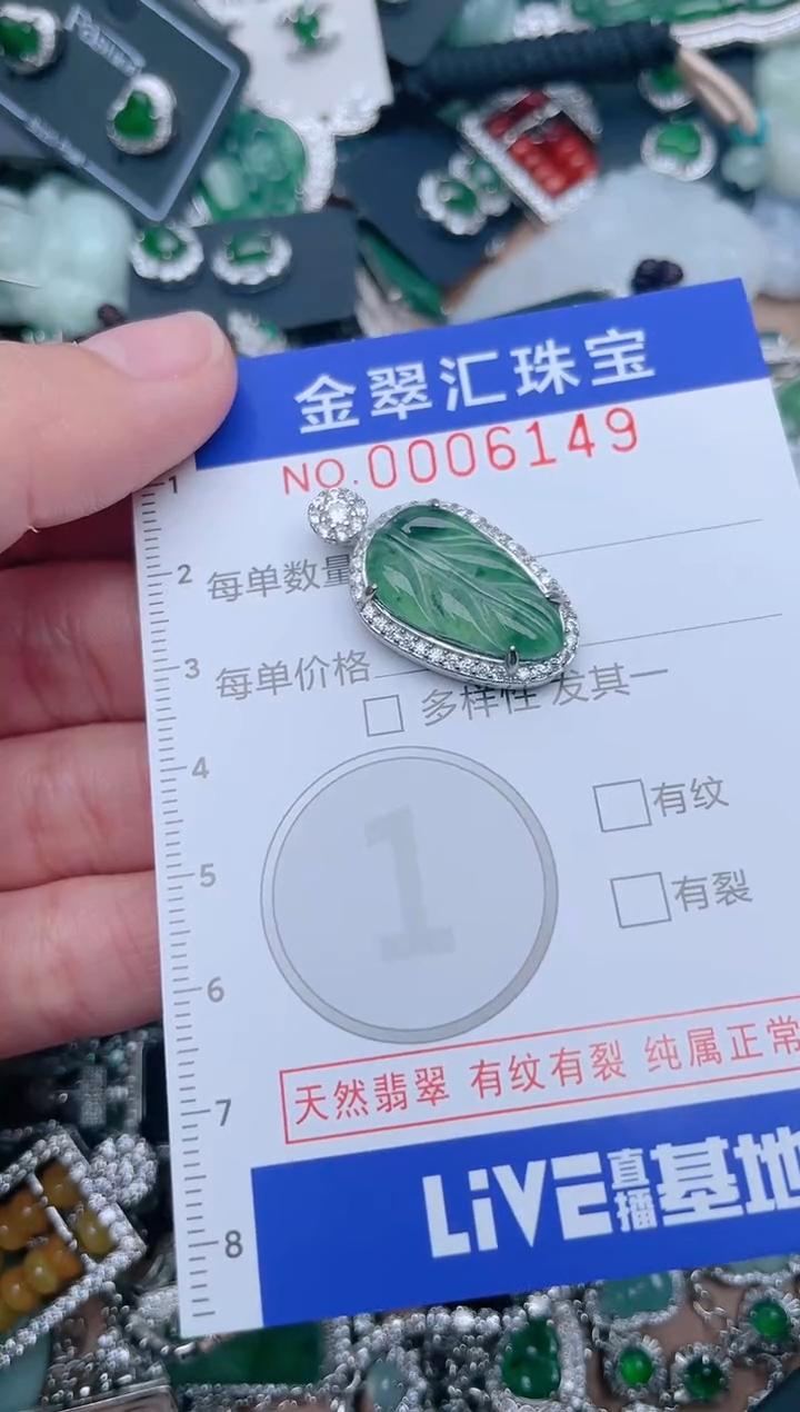 【闪购商品】翡翠颈饰未镶嵌6149..........1