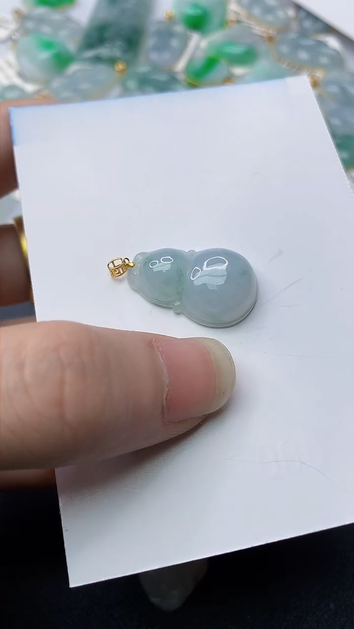 【闪购商品】翡翠颈饰18K金镶嵌22..........