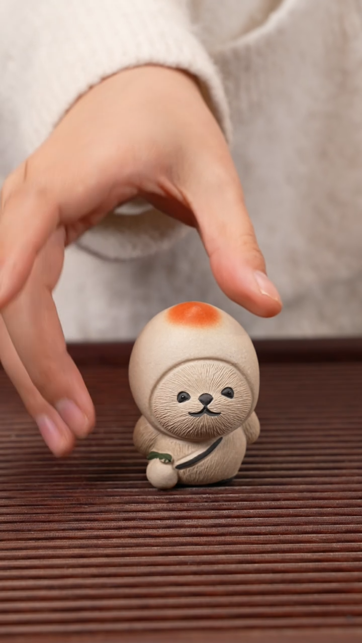 【闪购商品】紫砂茶宠桃墩墩，