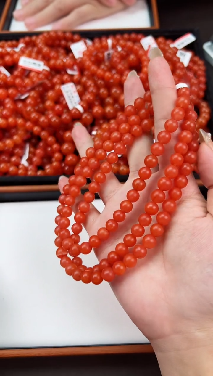 【闪购商品】南红玛瑙哑光长串卡8+未镶嵌保山杨柳滴水洞