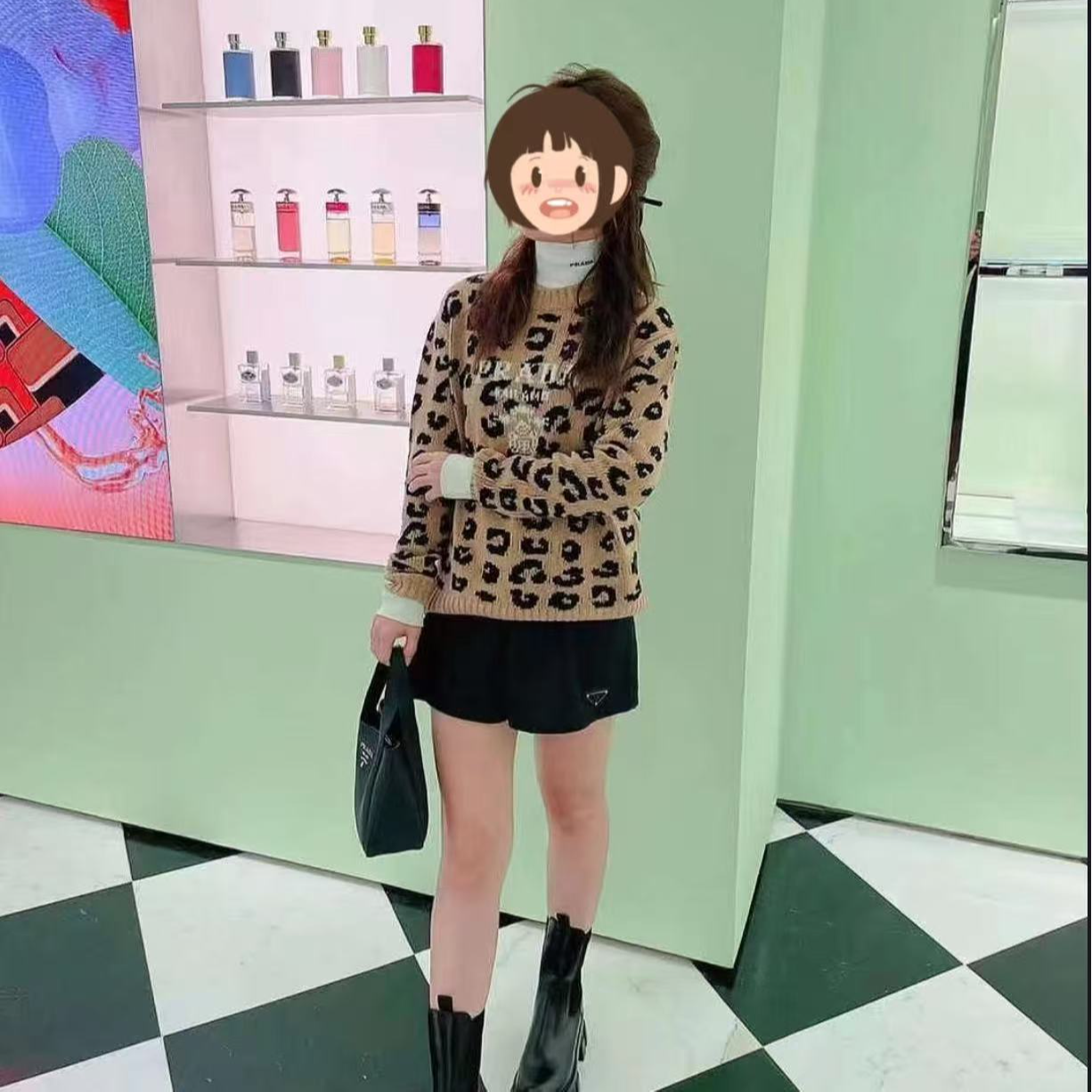 未使用 Prada/普拉达 /六六/女款羊绒羊毛毛衣