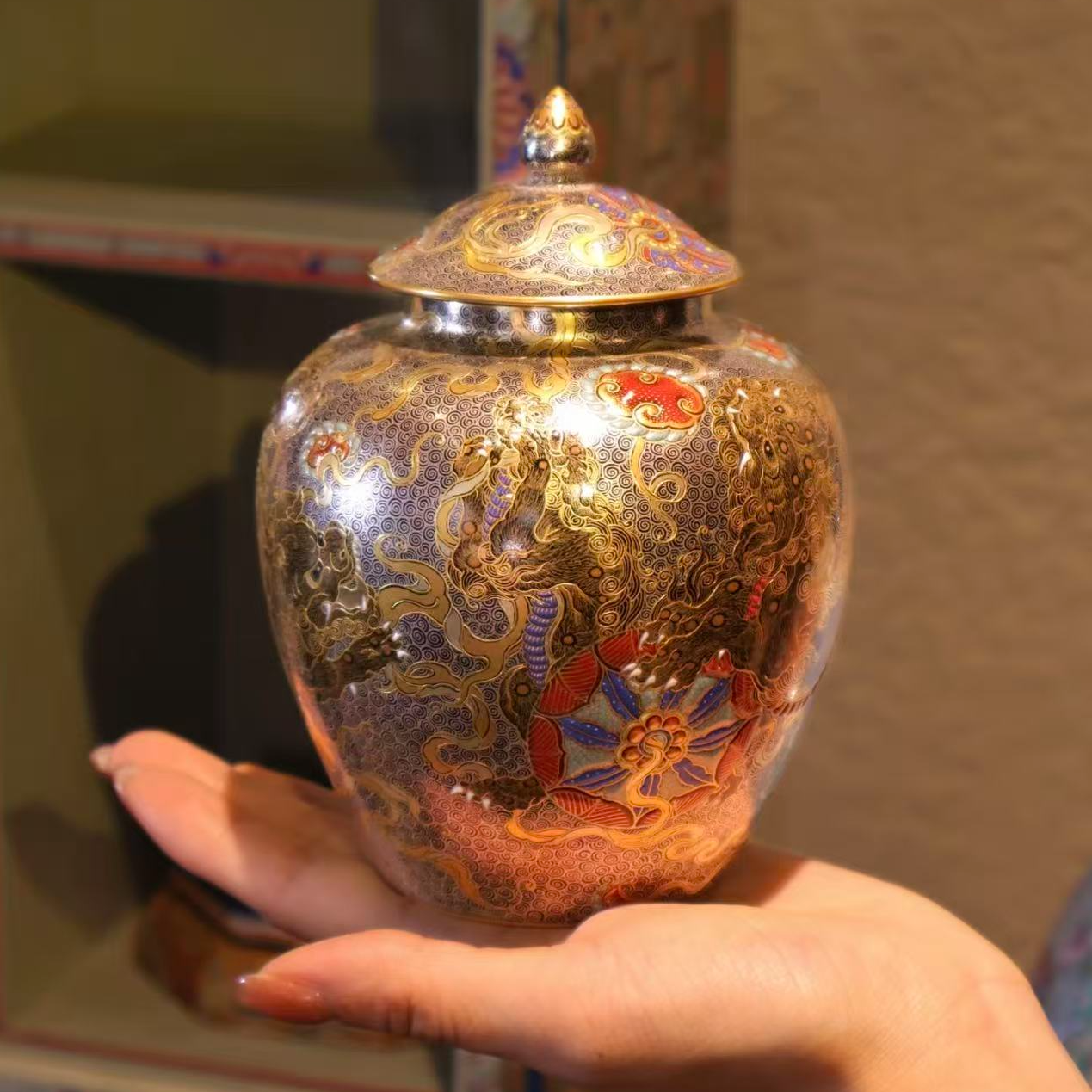 【九鸣·溢珍堂】吉光片羽 茶叶罐