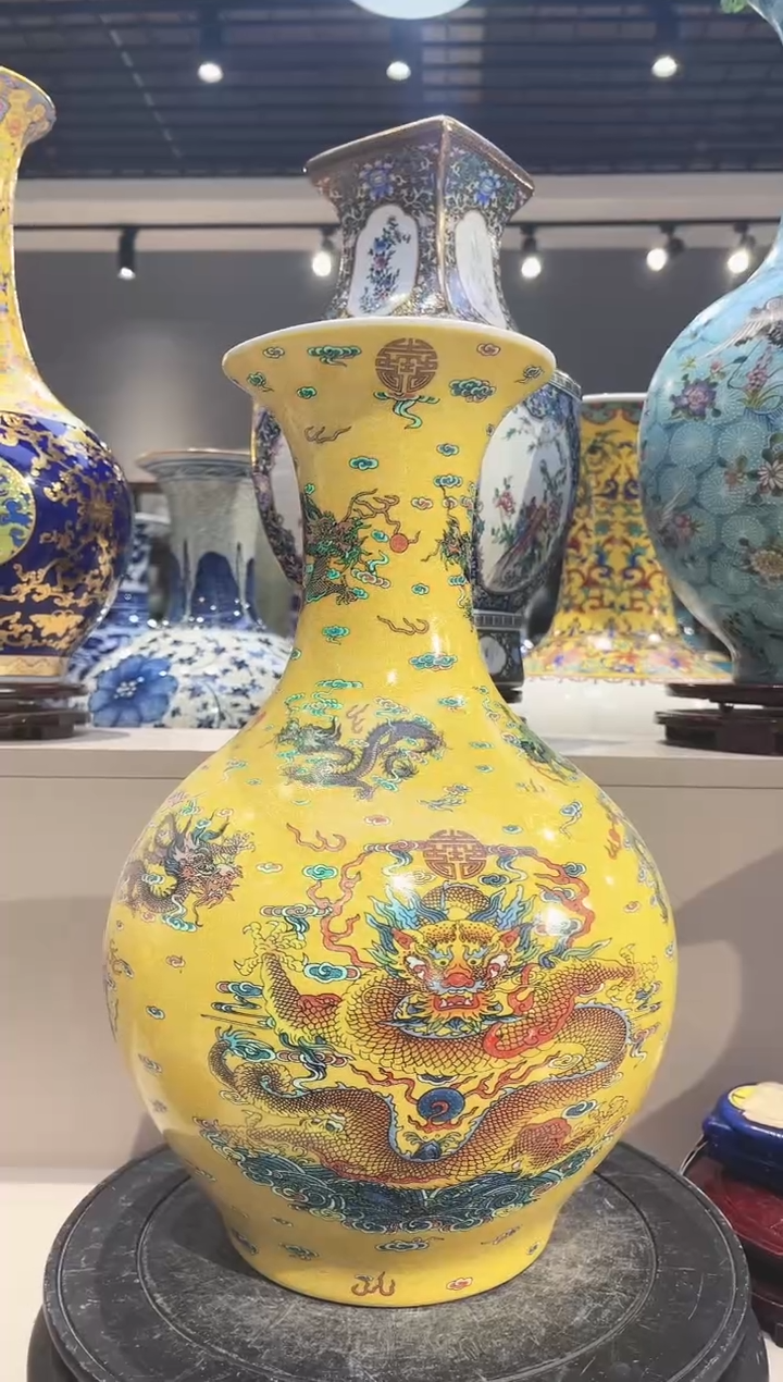 摆件景德镇陶瓷花瓶