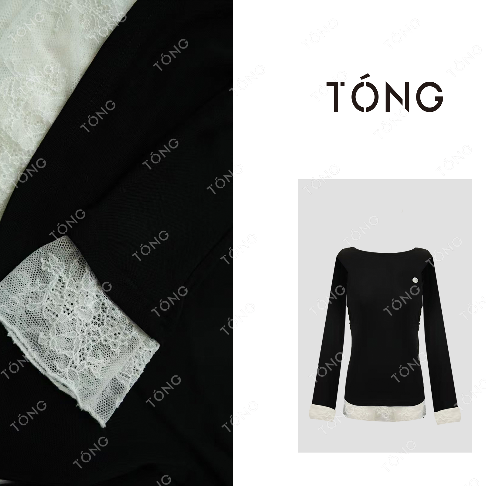 【落月】天丝时尚百搭纯色长袖圆领T恤 YY063