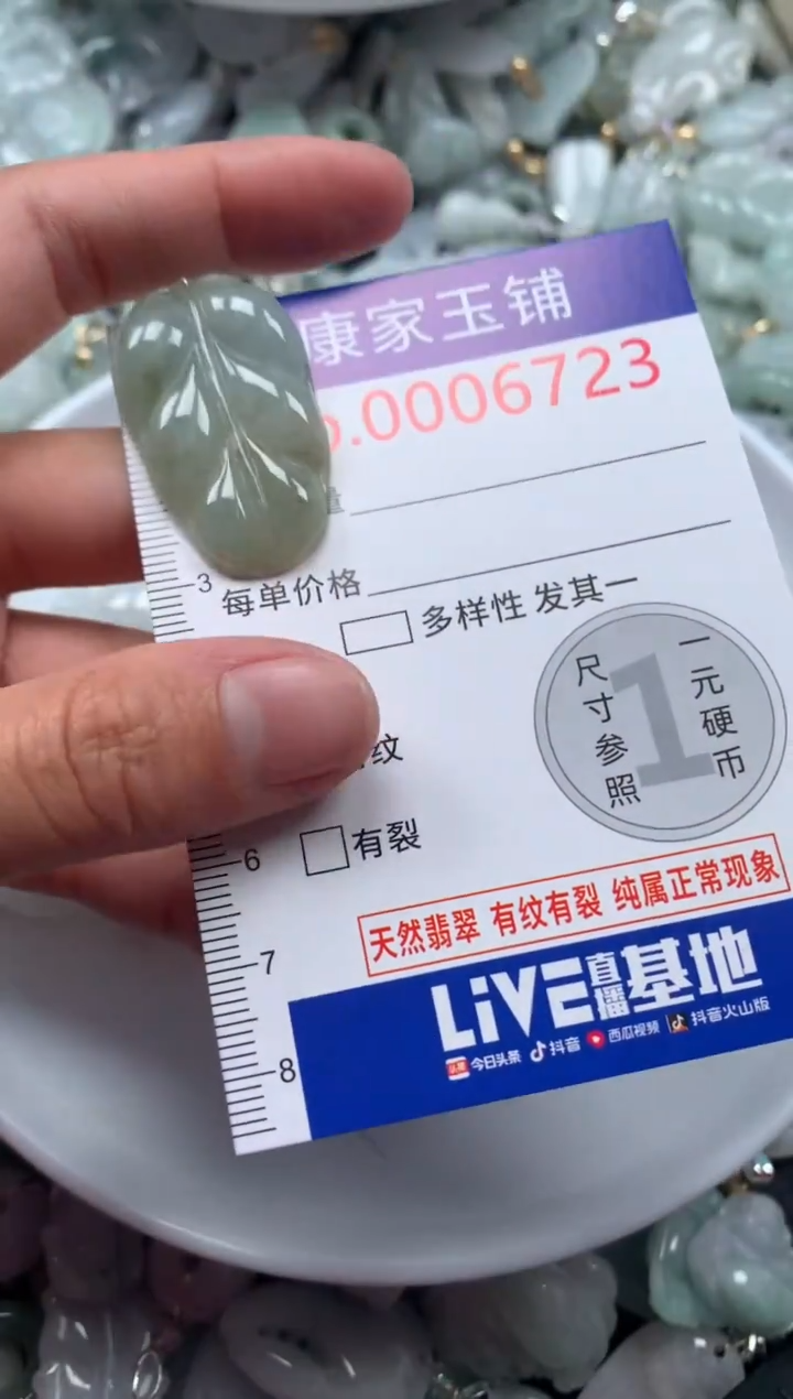 颈饰未镶嵌翡翠6723