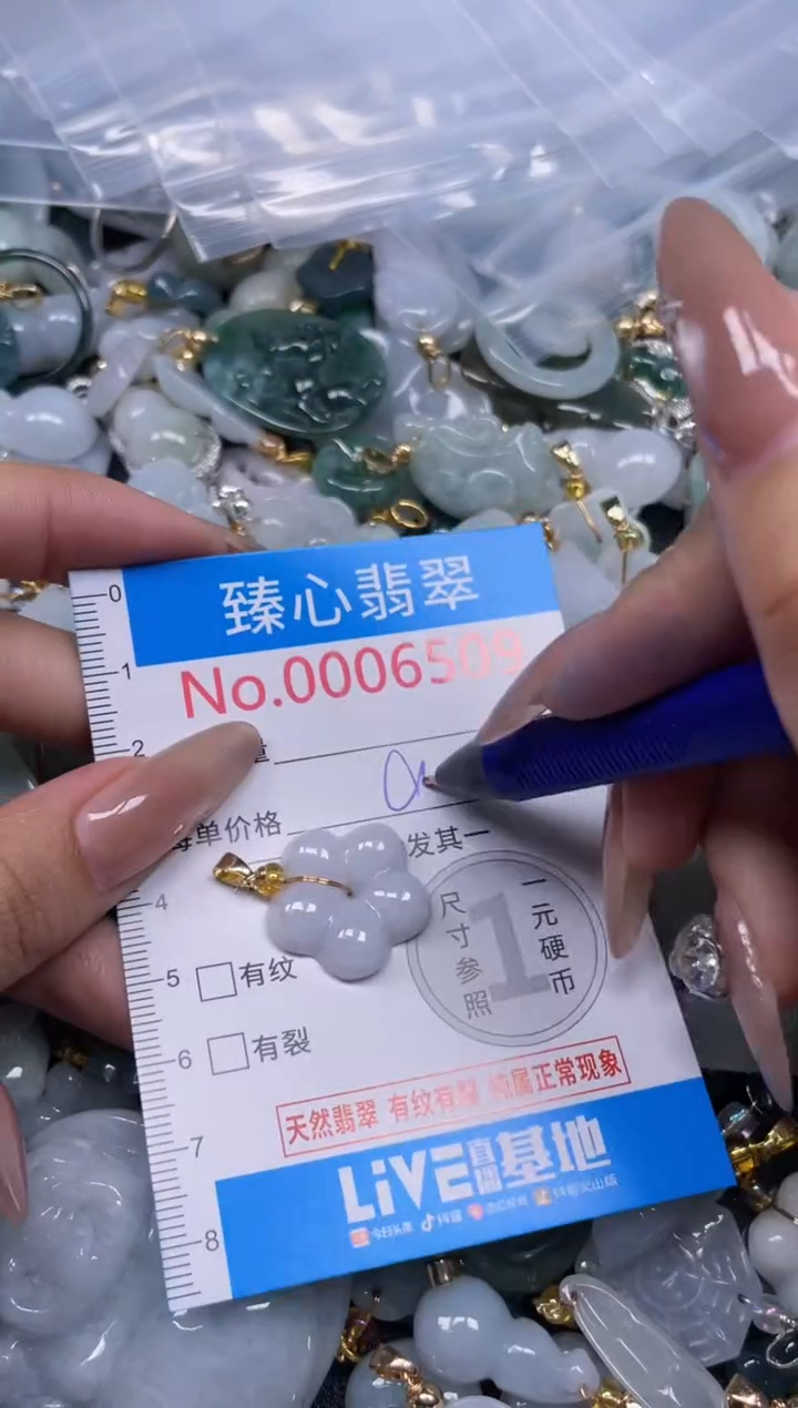 颈饰未镶嵌翡翠6509