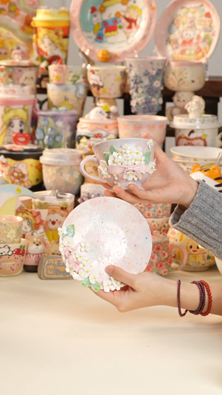 其他陶景德镇釉下彩手绘设计师款陶瓷