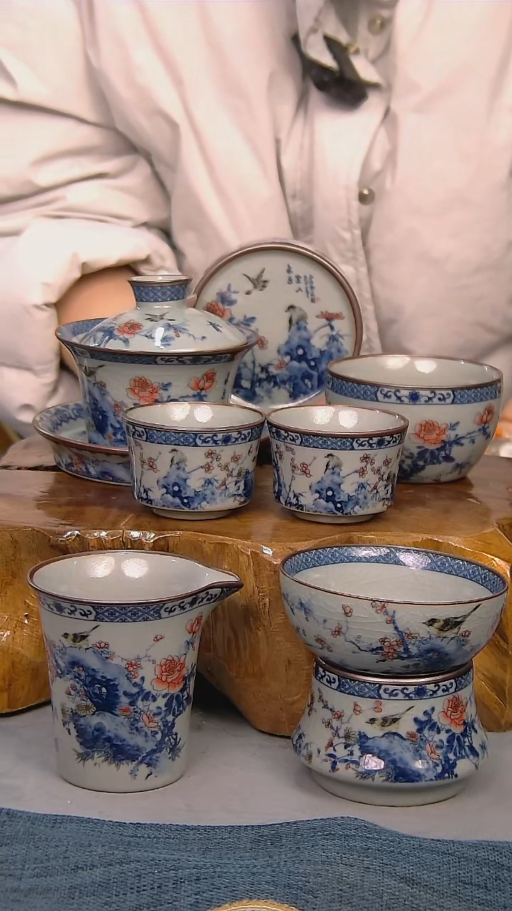 【闪购商品】7件套陶瓷茶具家用简装系列 