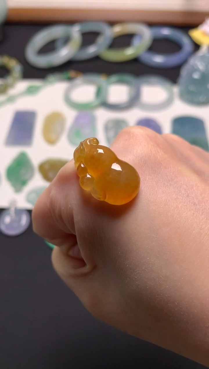 未镶嵌定制翡翠22.8*14.3*6.6