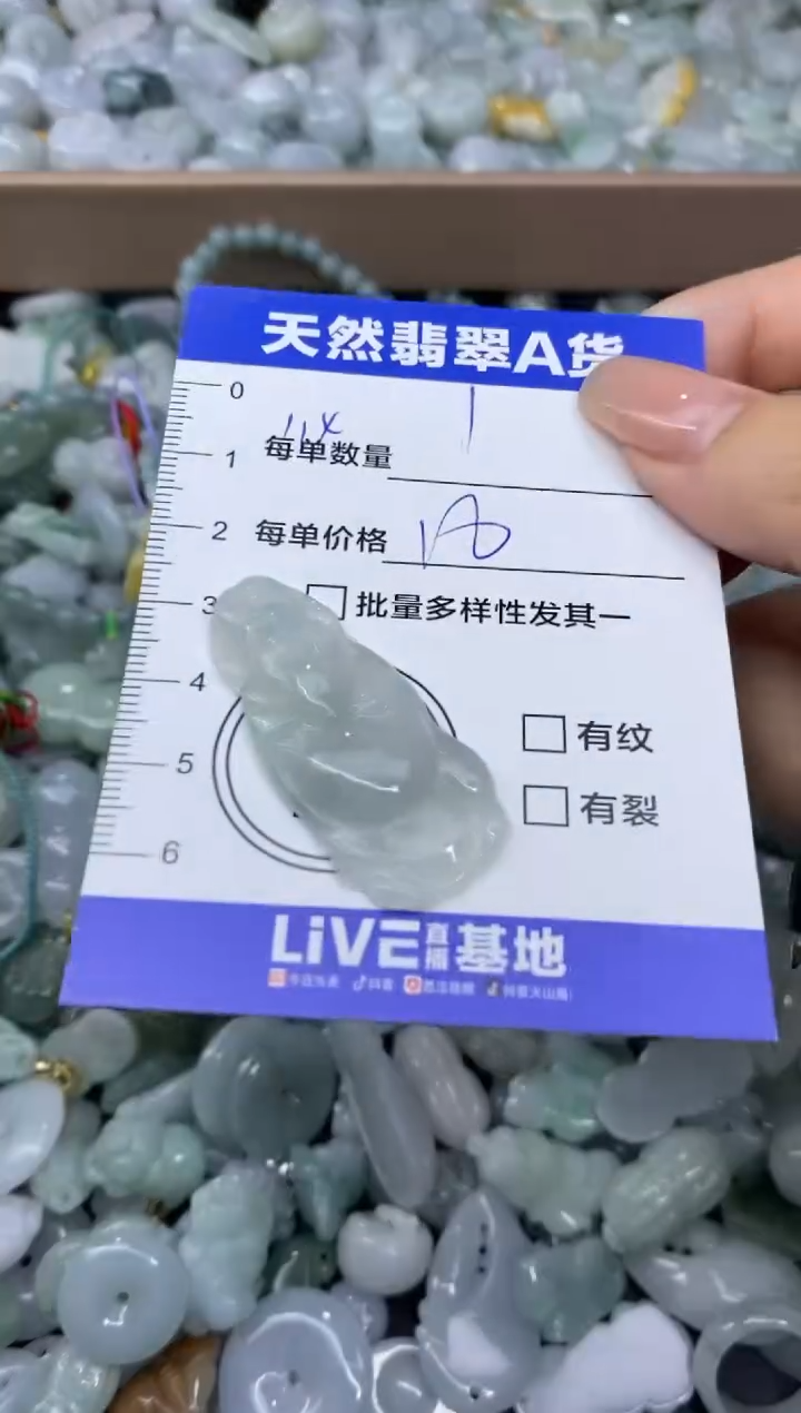 颈饰未镶嵌翡翠天然翡翠A货批量多样性发一件