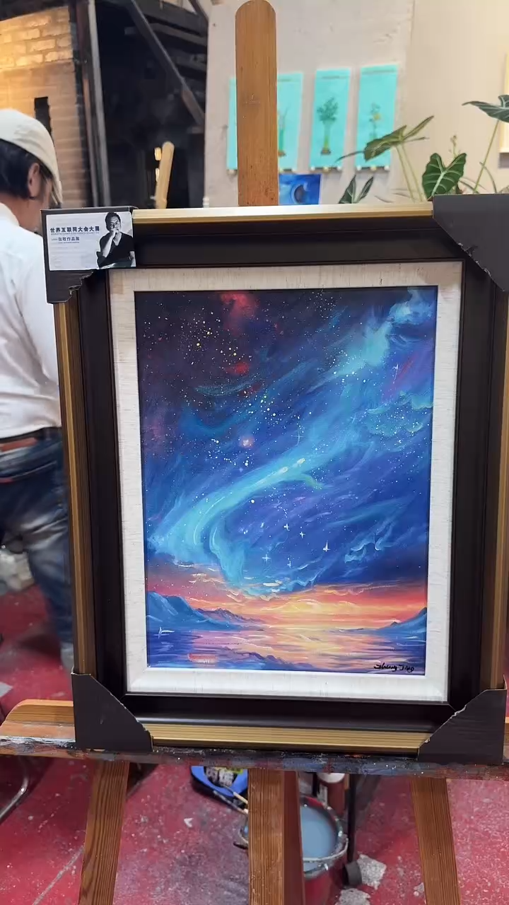 【闪购商品】油画9张敬   油画      绘画