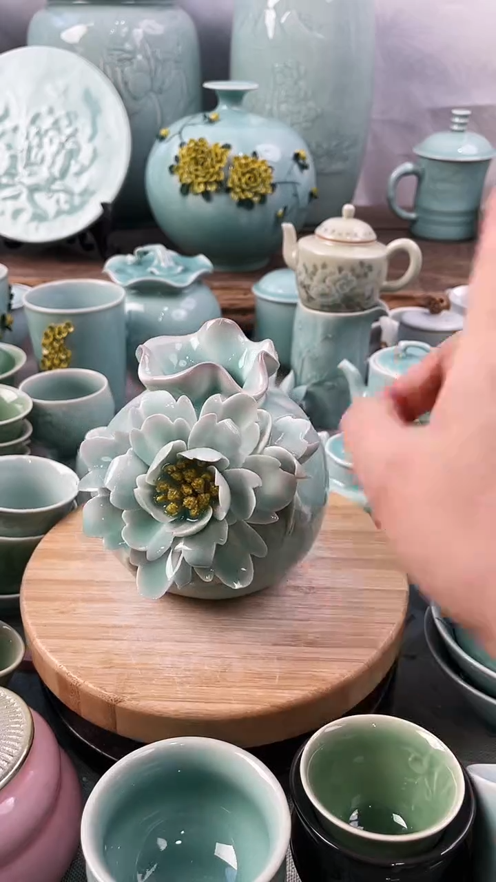 【闪购商品】特价 微瑕 慧仙青瓷