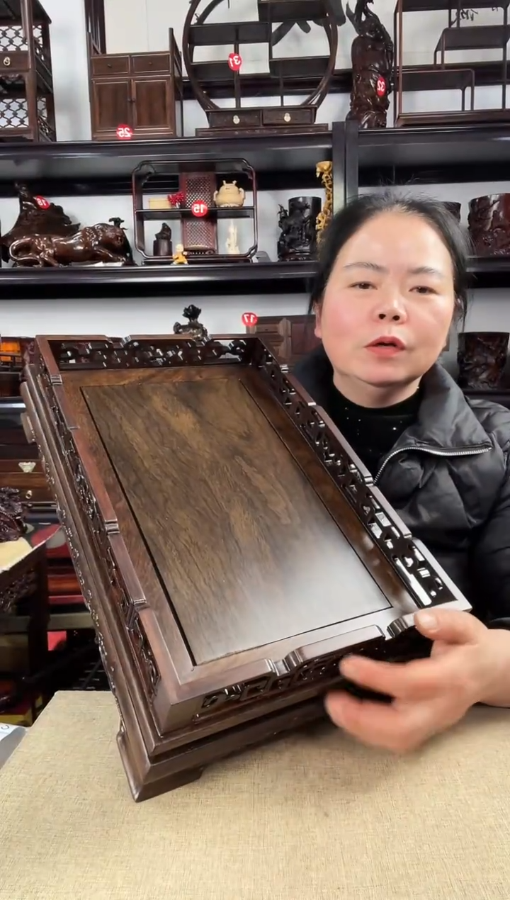 木老李红木工艺品新长方