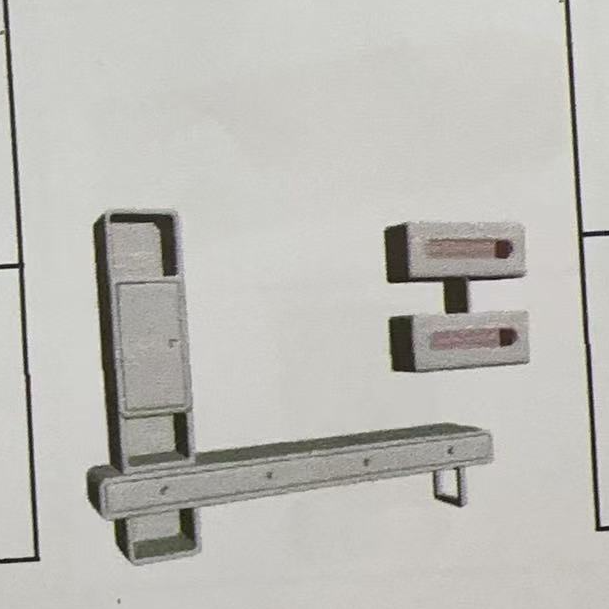 顺天家具 电视柜+2挂柜