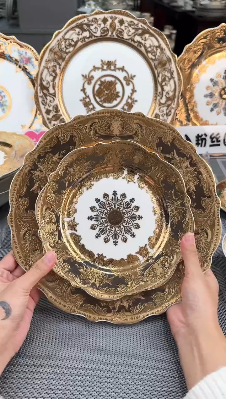 【闪购商品】瓷片大小盘10套  春节活动福利价