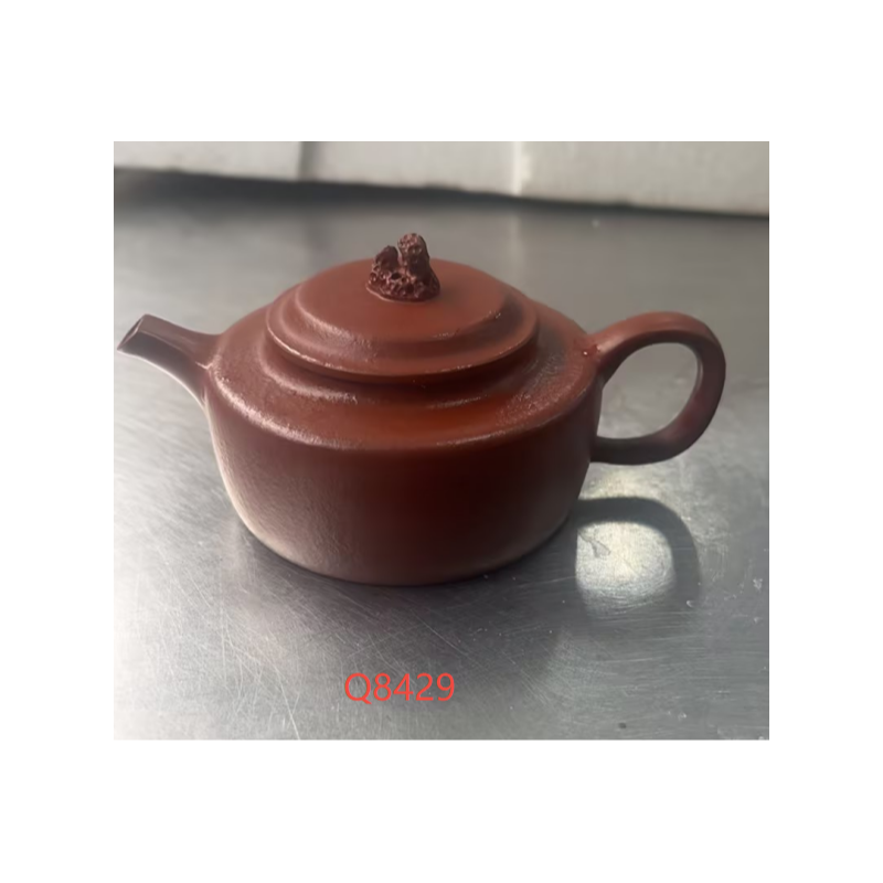 【所谓】扁德钟壶135cc（Q8429）泡茶壶茶具大红