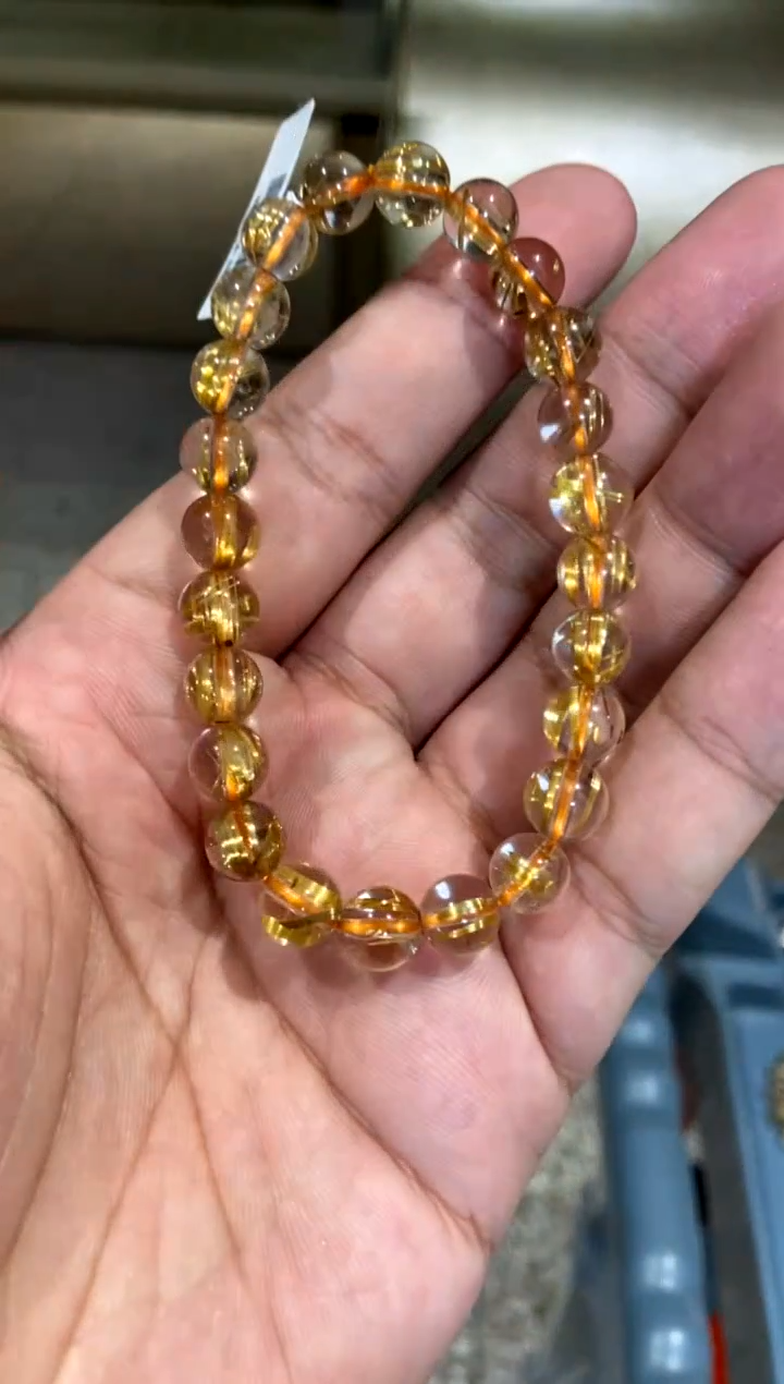 【闪购商品】水晶148-未镶嵌钛金玻璃体8mm