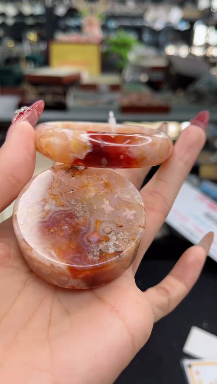 【闪购商品】石英质玉手镯未镶嵌53圈口（赠品镯心）6680471