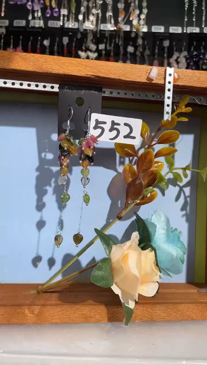 【闪购商品】紫晶耳饰银S925镶嵌喜欢拍