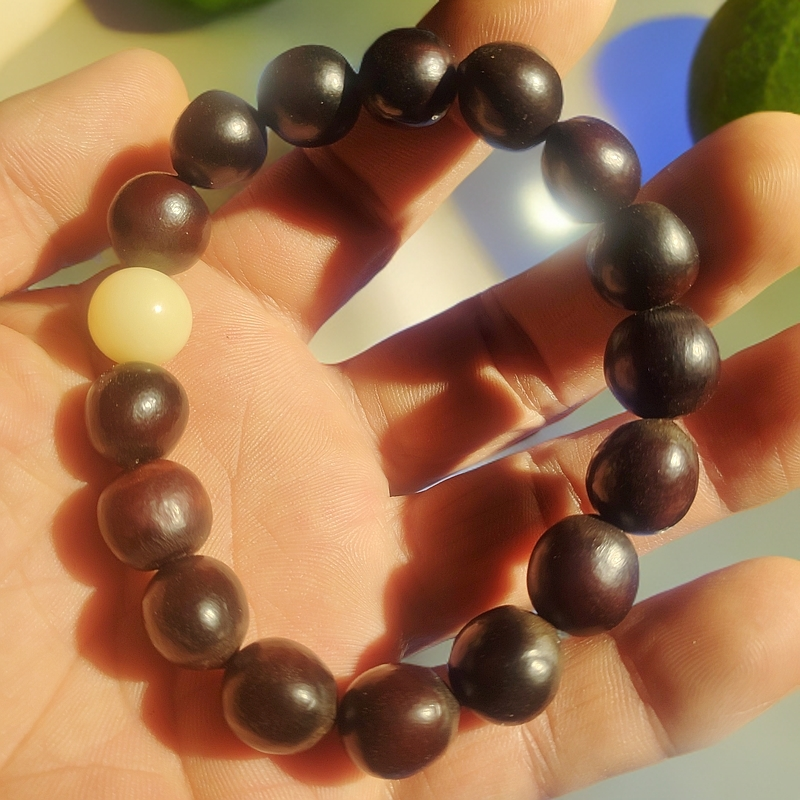 无患籽手串16颗加1颗白玉菩提共17颗手串