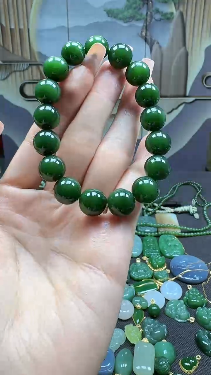 和田玉未镶嵌挂件12