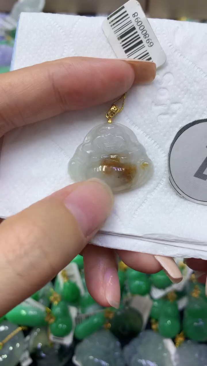 颈饰未镶嵌翡翠天然缅甸翡翠A货