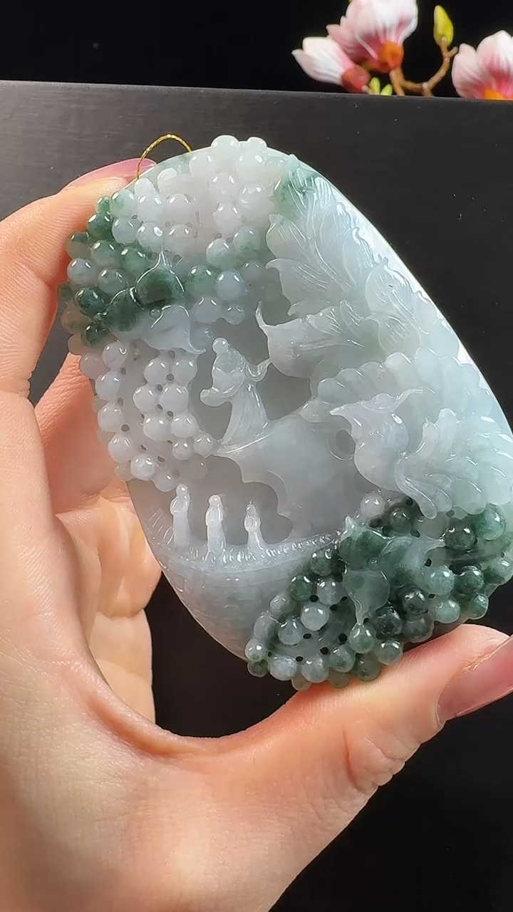 颈饰未镶嵌翡翠悟道